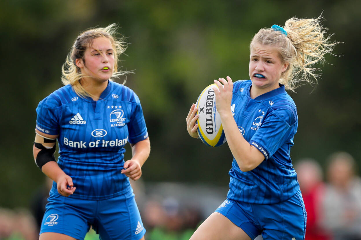 Leinster's Caoimhe O'Callaghan in action in the Women's U18 Interpros Mandatory Credit ©INPHO/Oisin Keniry Leinster's Caoimhe O'Callaghan in action in the Women's U18 Interpros Mandatory Credit ©INPHO/Oisin Keniry