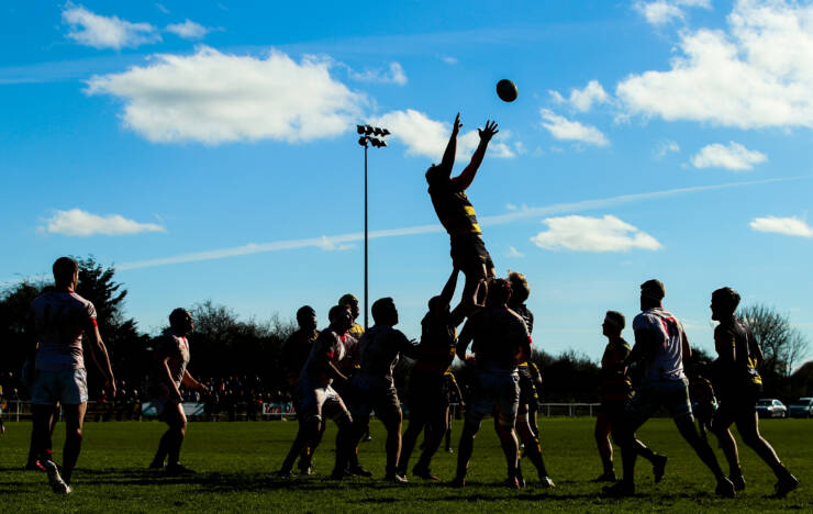 A view of a line-out 11/3/2017 A view of a line-out 11/3/2017