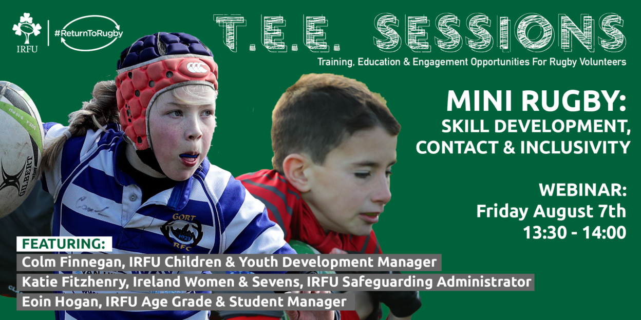 #ReturnToRugby Webinar Invite For Mini Rugby Coaches #ReturnToRugby Webinar Invite For Mini Rugby Coaches