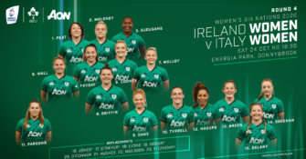 Update To Ireland Women’s Team To Face Italy Update To Ireland Women’s Team To Face Italy