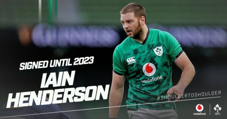 Iain Henderson Signs IRFU Contract Extension Iain Henderson Signs IRFU Contract Extension