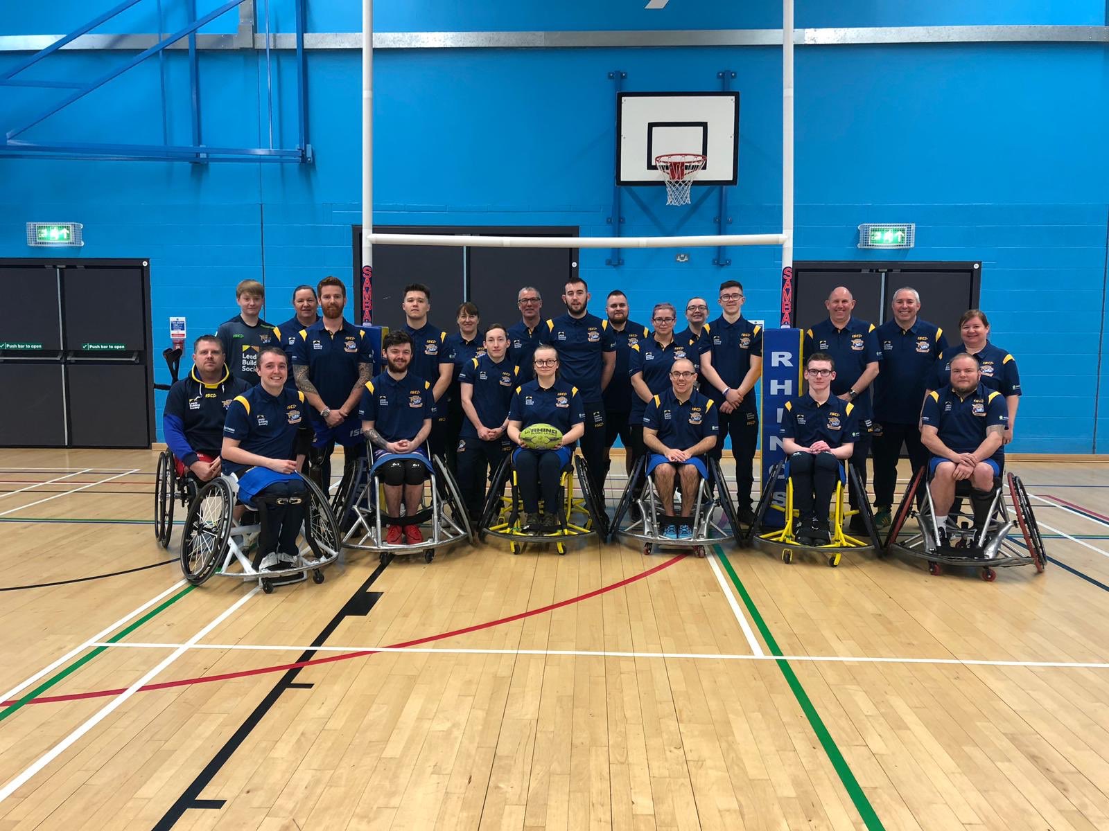 Rhinos Wheelchair RL ready to start title defence Leeds Rhinos Foundation