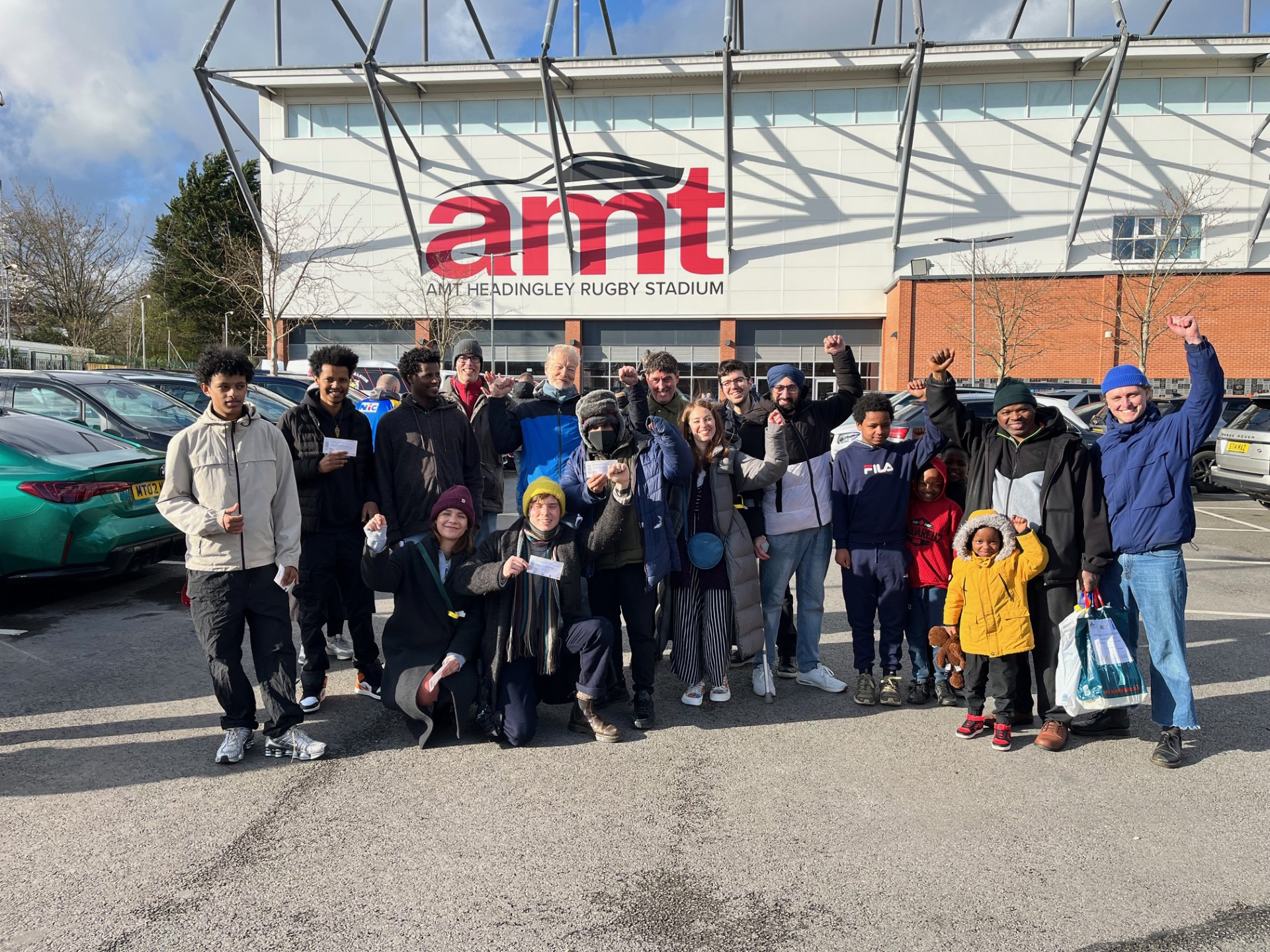 LASSN group enjoy special matchday experience at AMT Headingley - Leeds ...
