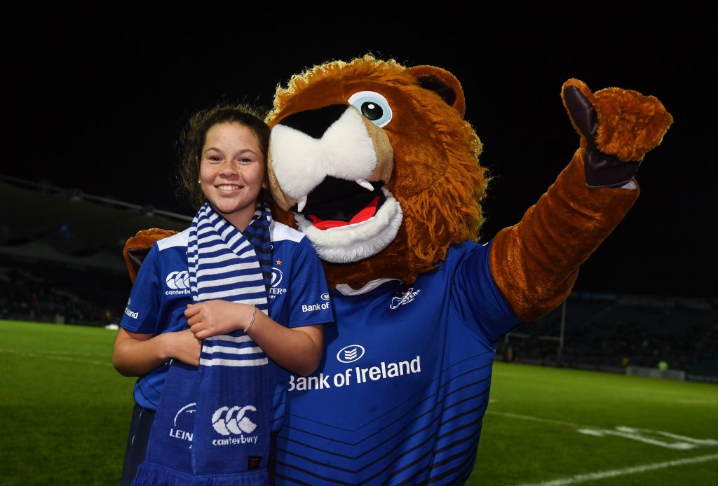 Leinster Rugby Competition Be a Leinster Women’s team mascot