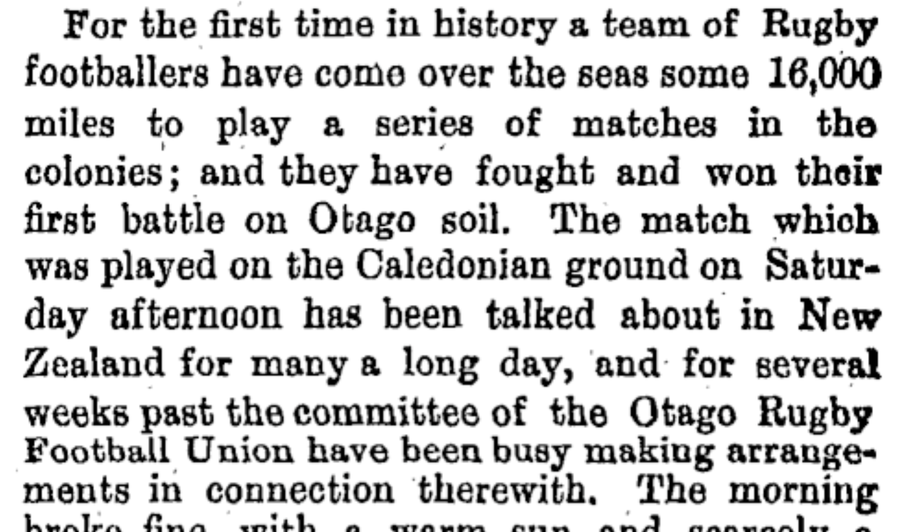 The 1888 Lions – ‘The fastest and hardest fought game ever seen’ The 1888 Lions – ‘The fastest and hardest fought game ever seen’
