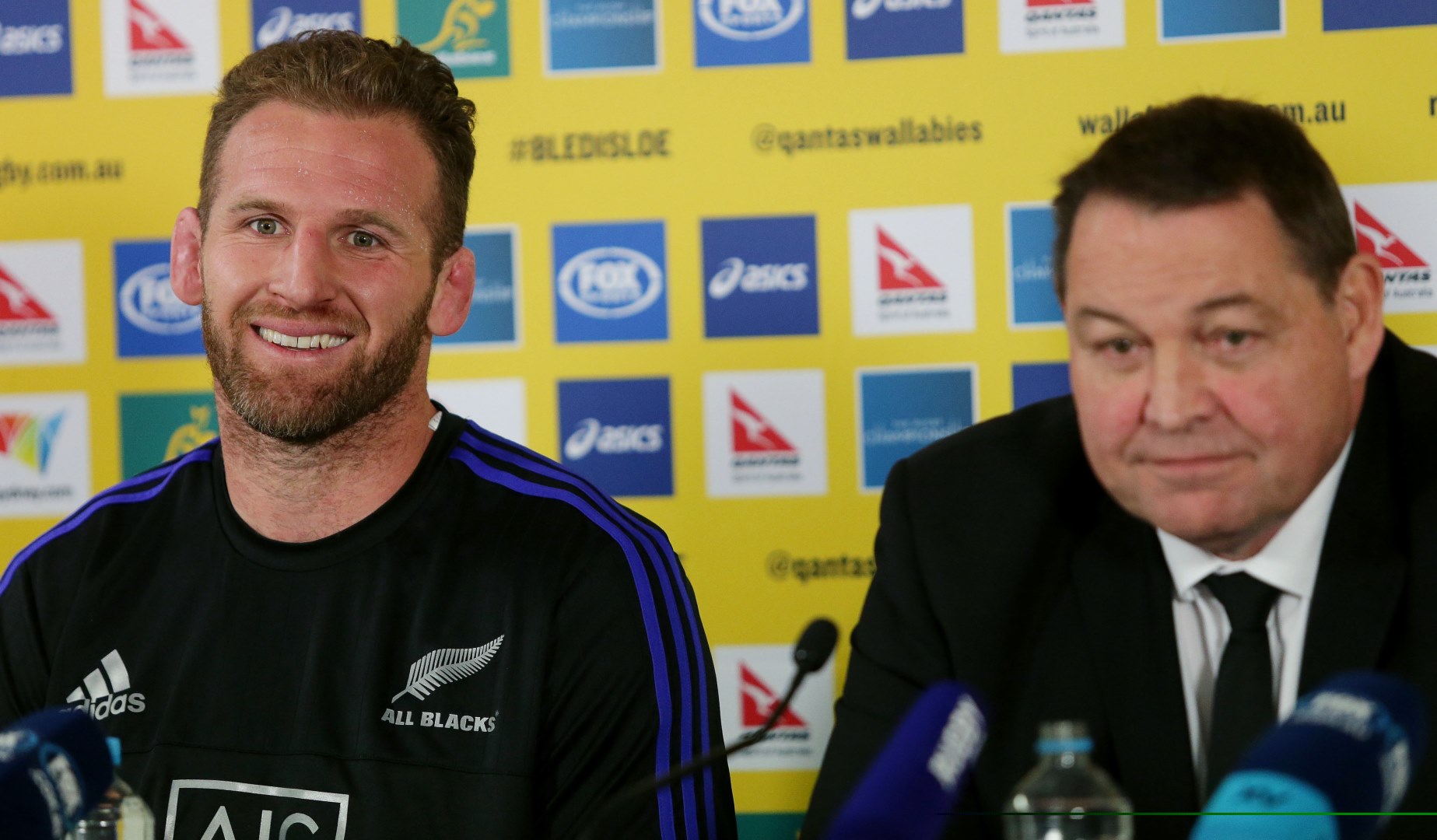 Steve Hansen & Kieran Read Steve Hansen & Kieran Read