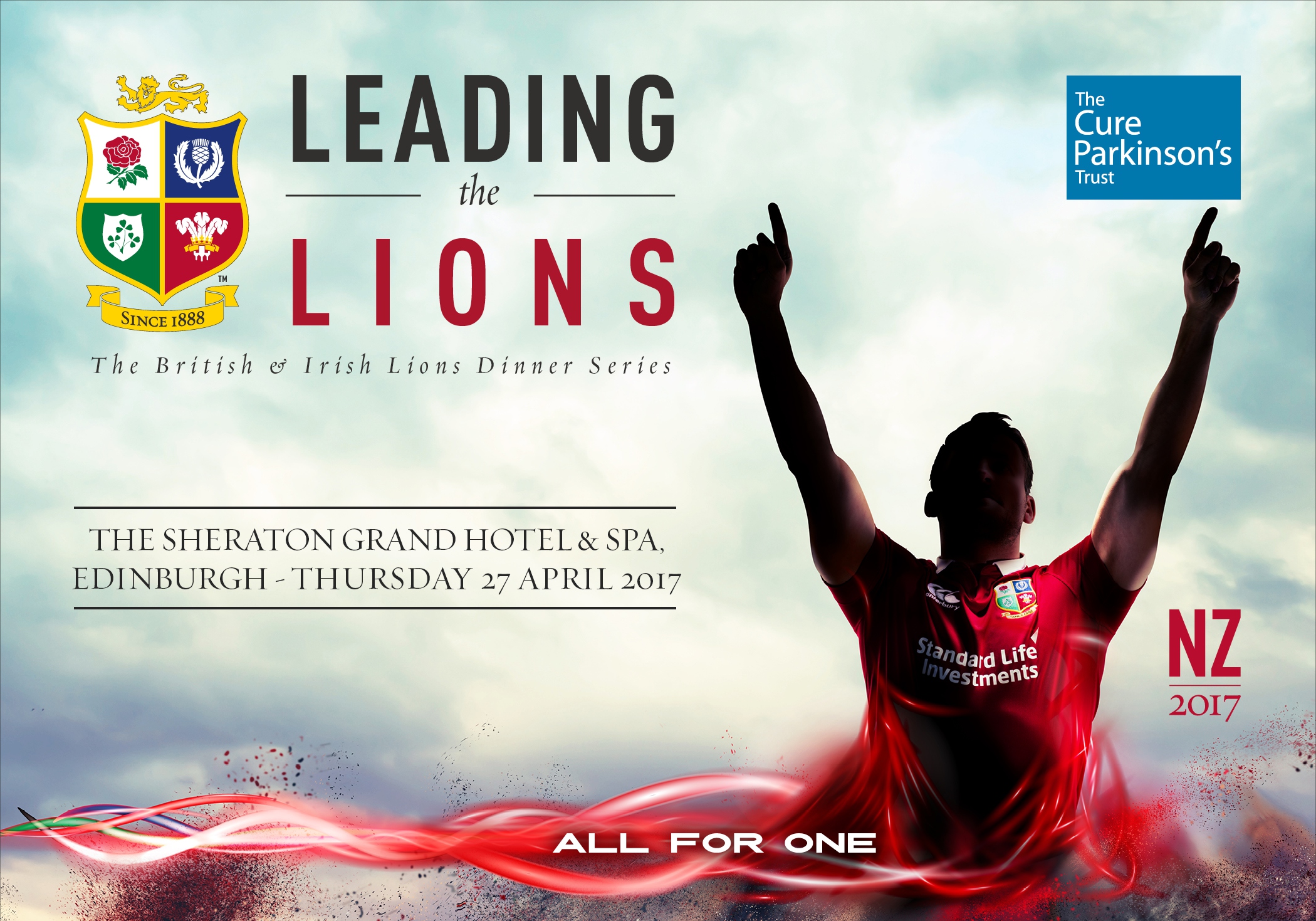 BRITISH & IRISH LIONS PARTNER WITH THE CURE PARKINSON’S TRUST BRITISH & IRISH LIONS PARTNER WITH THE CURE PARKINSON’S TRUST