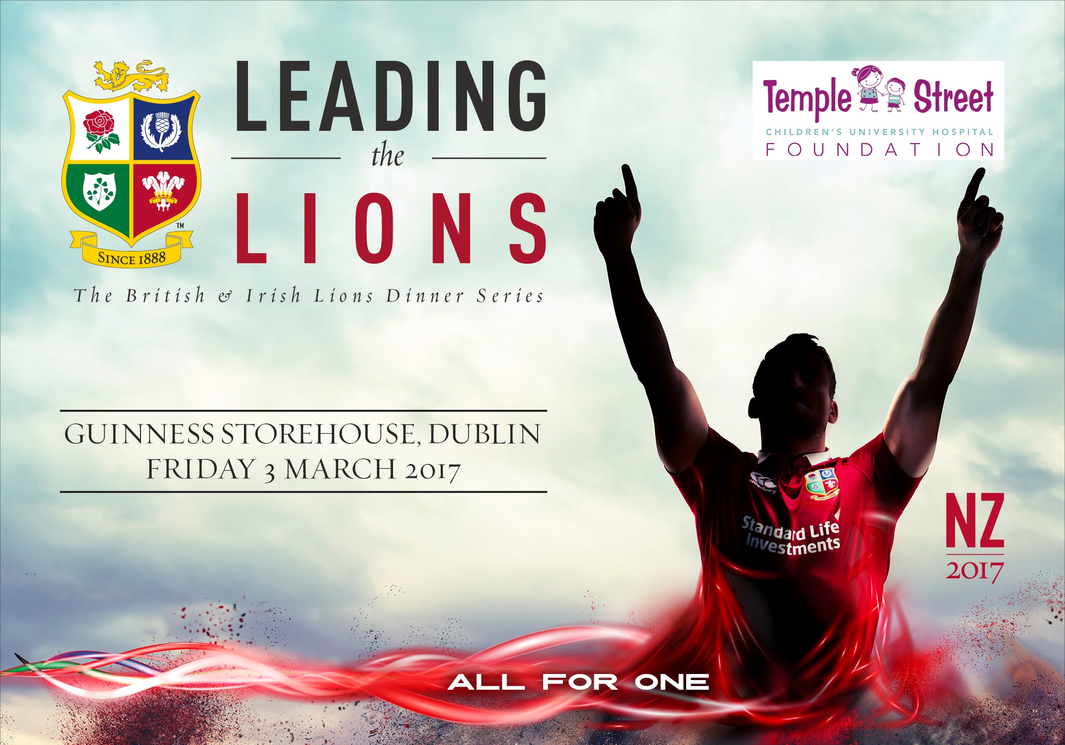 BRITISH & IRISH LIONS PARTNER WITH TEMPLE STREET CHILDREN’S UNIVERSITY HOSPITAL BRITISH & IRISH LIONS PARTNER WITH TEMPLE STREET CHILDREN’S UNIVERSITY HOSPITAL