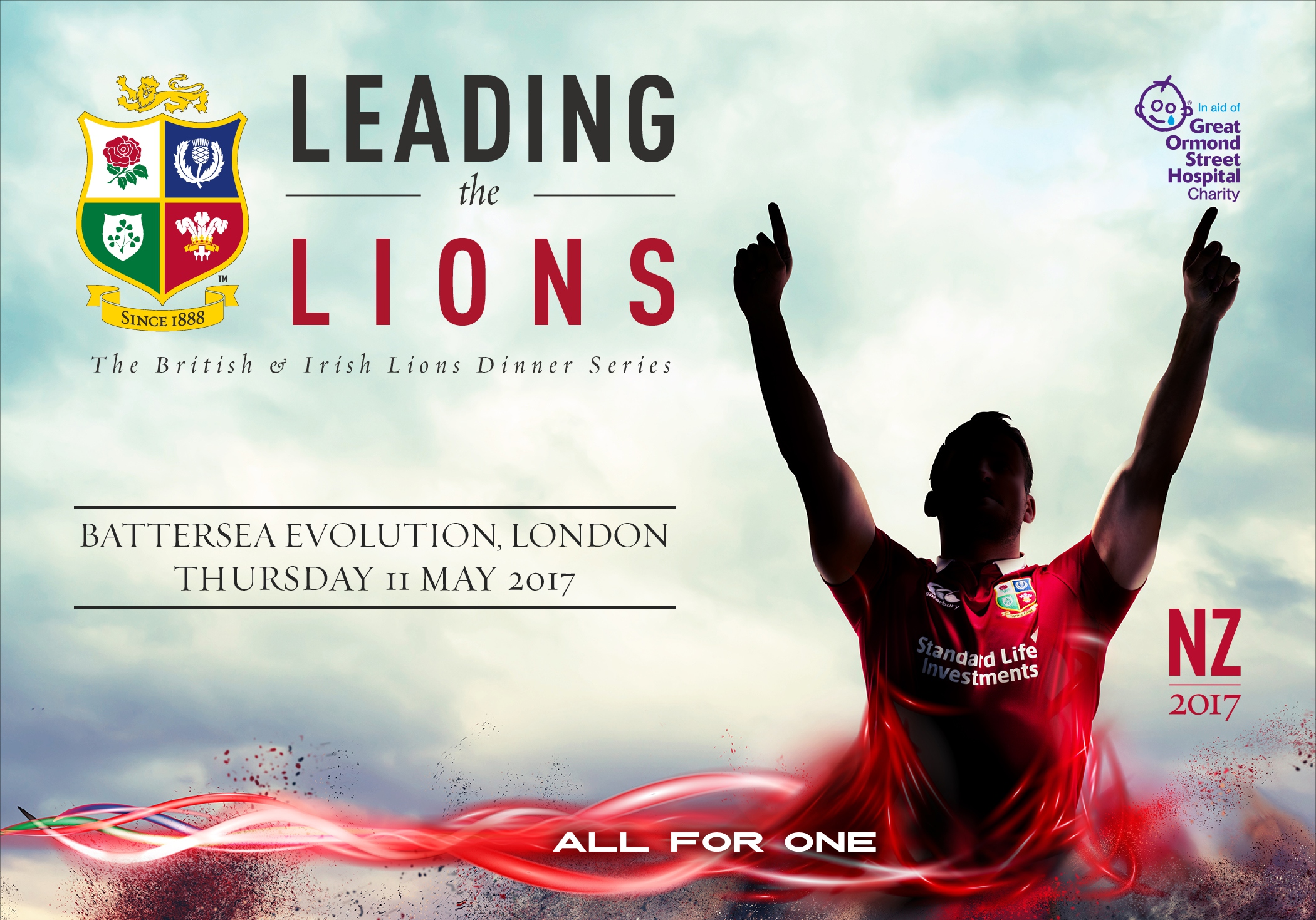 BRITISH & IRISH LIONS PARTNER WITH GREAT ORMOND STREET HOSPITAL CHILDREN’S CHARITY BRITISH & IRISH LIONS PARTNER WITH GREAT ORMOND STREET HOSPITAL CHILDREN’S CHARITY