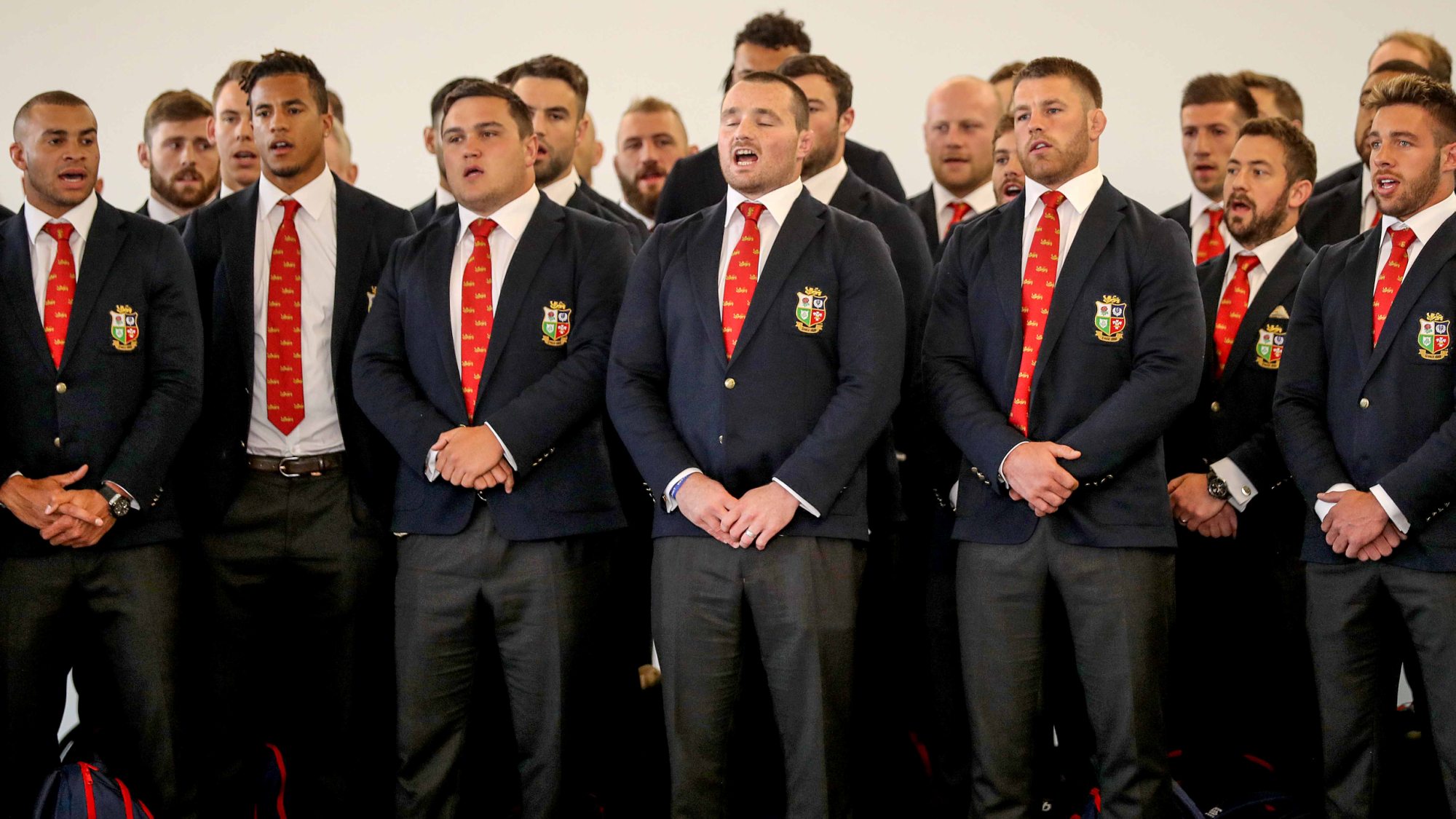 Video: The squad perform Calon Lân on arrival in Auckland Video: The squad perform Calon Lân on arrival in Auckland