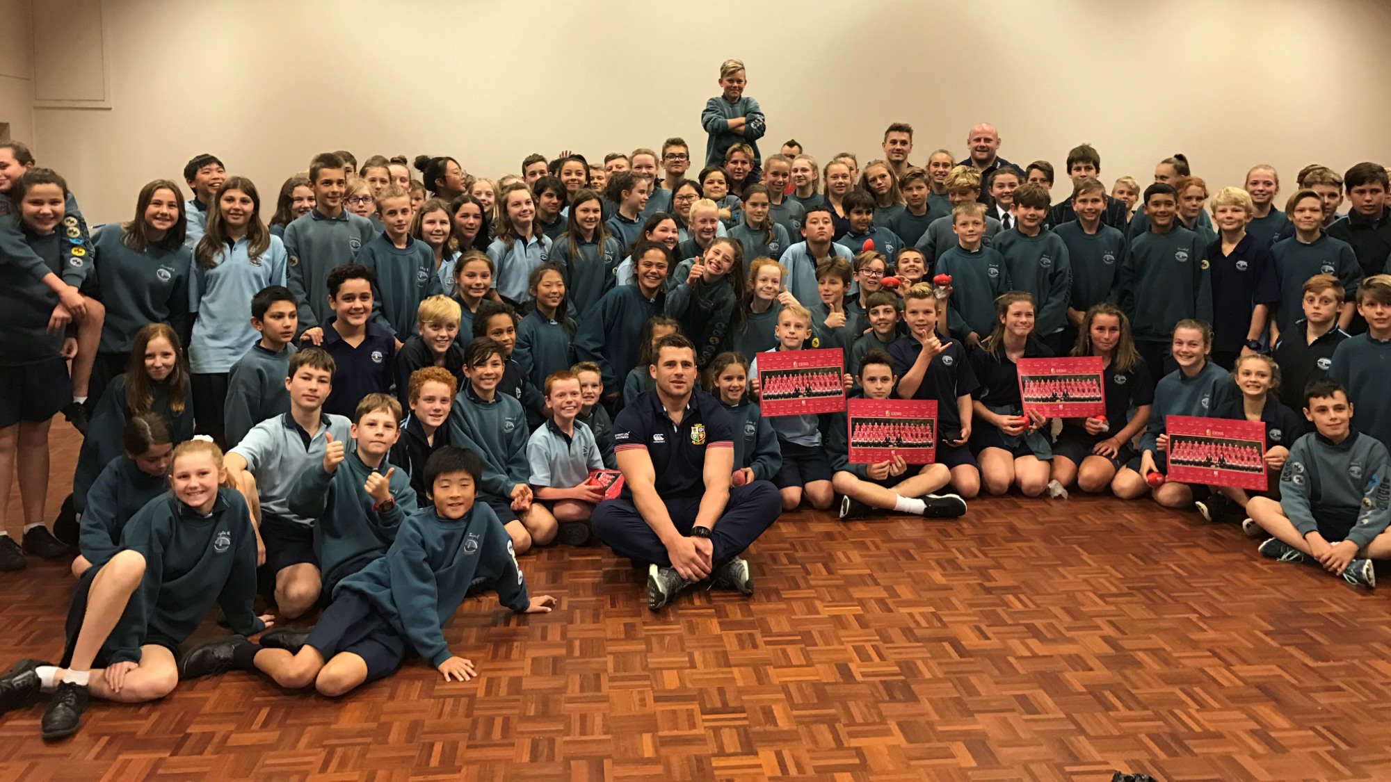 The Lions hit the road with 12 community visits The Lions hit the road with 12 community visits