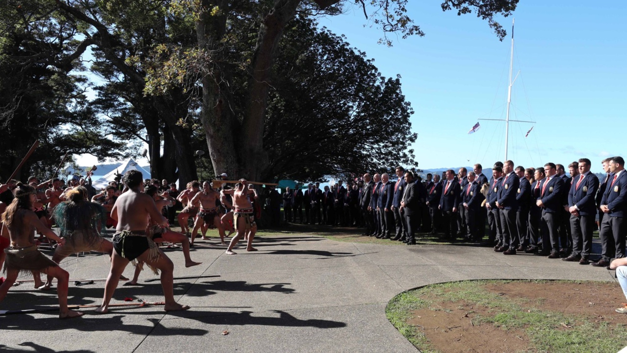 Wonderful Waitangi welcome for Lions Wonderful Waitangi welcome for Lions