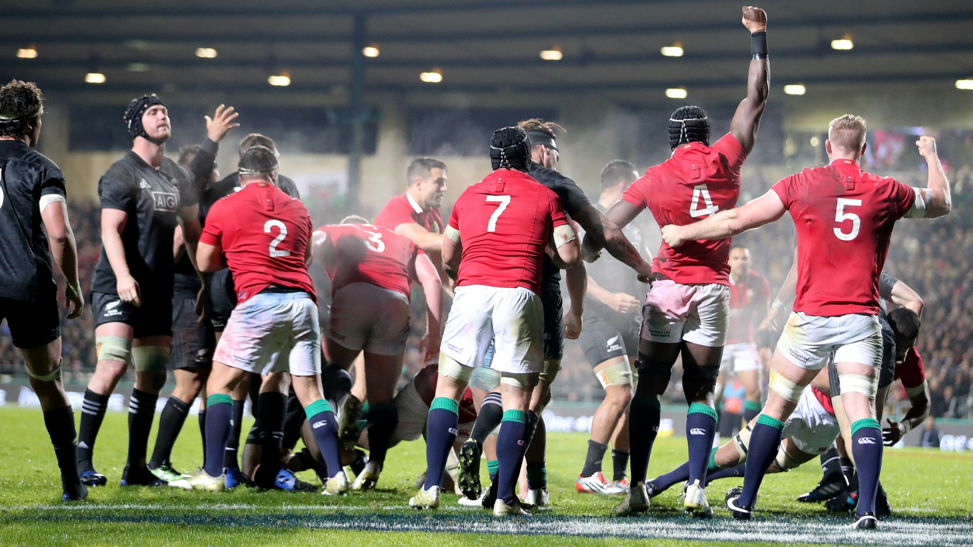 Lions power to victory over the Maori All Blacks Lions power to victory over the Maori All Blacks