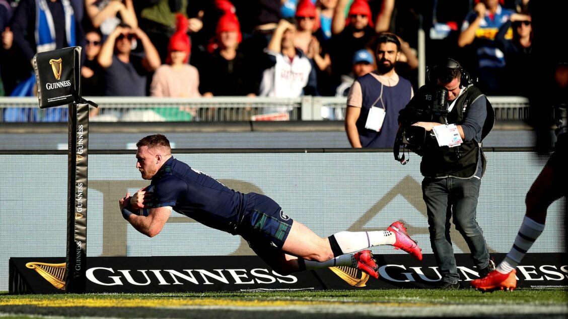 Sensational Hogg gets Scotland off the mark in Rome Sensational Hogg gets Scotland off the mark in Rome