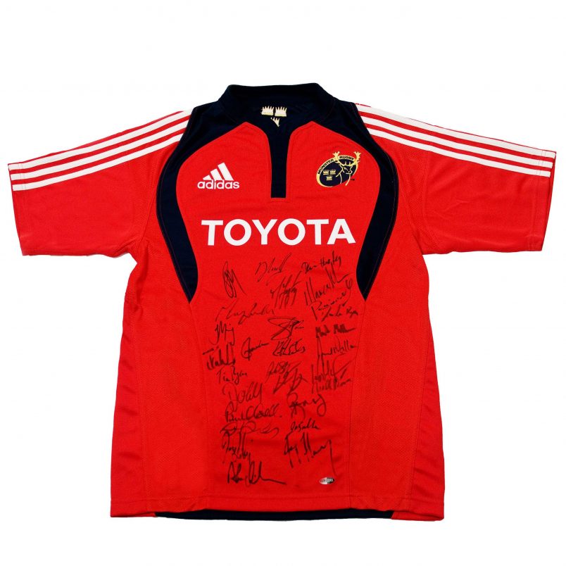 Raffle For Signed Munster Jersey In Aid Of Laura Lynn Hospice