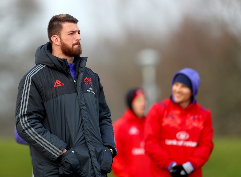 Jean Kleyn sits out training as he nurses a neck injury