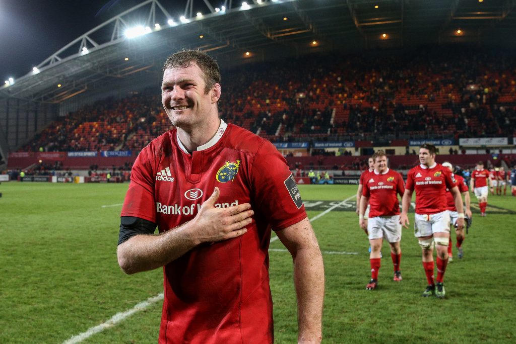 Donnacha Ryan is set to line out in the red jersey at Thomond Park for the final time tomorrow.