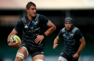Gerbrandt Grobler on the attack with Duncan Williams in support.