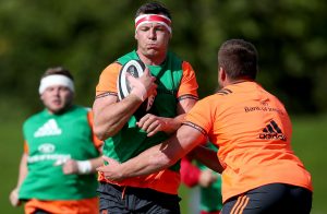 Robin Copeland heads into contact.