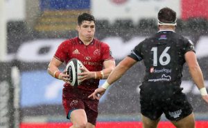 Alex Wootton on the attack.