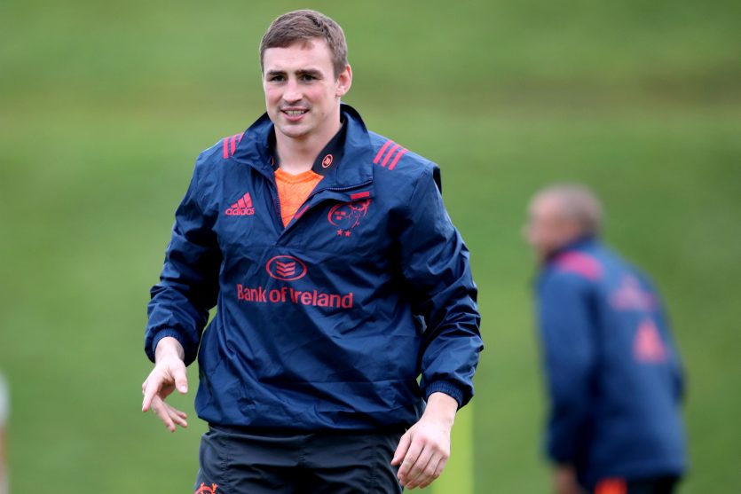 Tommy O'Donnell at Munster Rugby Squad Training, UL, Limerick .