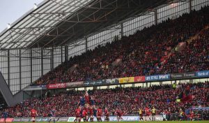 A view of a sold out Thomond Park during the game Mandatory Credit ©INPHO/Billy Stickland