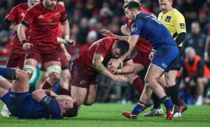 Niall Scannell is tackled Mandatory Credit ©INPHO/Billy Stickland