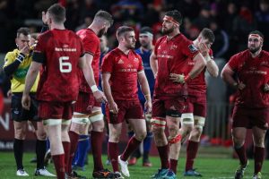 The final whistle blows in Thomond Park after a disappointing result and opening 40 minutes Mandatory Credit ©INPHO/Billy Stickland