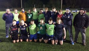 U16 boys in Kerry who worked on breakdown skills
