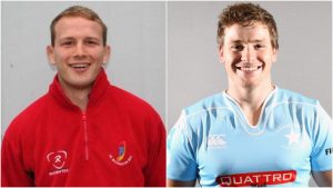 L/R: UL Bohemian Captain Ian Condell and Garryowen Captain Neil Cronin