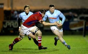 James Mc Inerney on the attack for Garryowen
