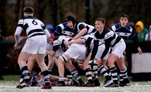 PBC's Billy Kiernan picks up from the base