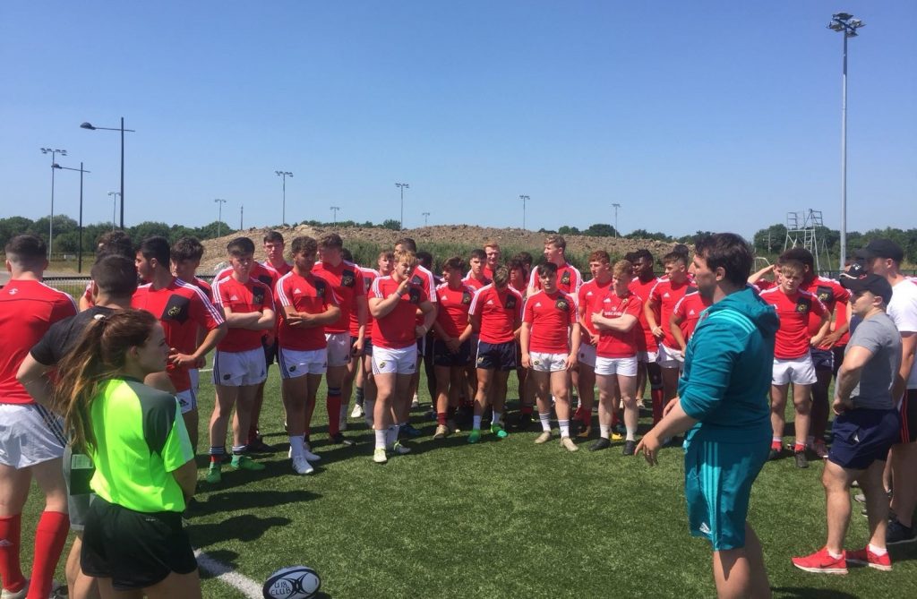 The Munster U18 squad are a key part of the Talent Camp programme