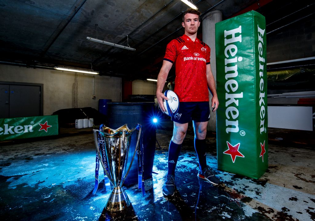Munster captain Peter O'Mahony at the Champions Cup launch.