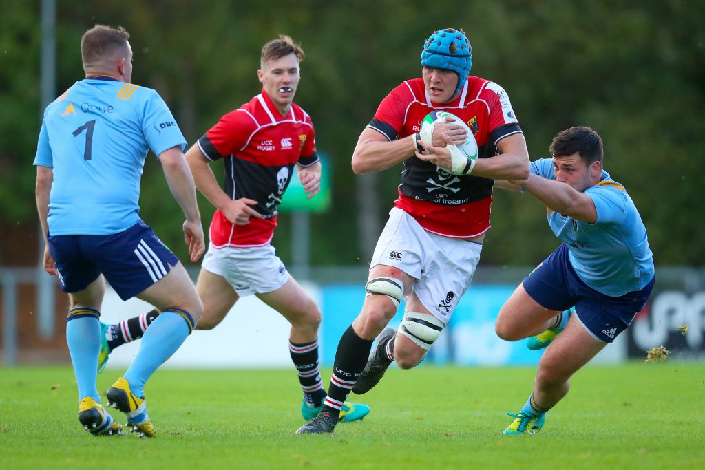 UCC's Darragh Moloney in action against UCD last weekend