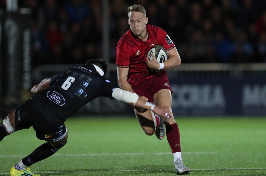 Mike Haley in action against Glasgow last month.