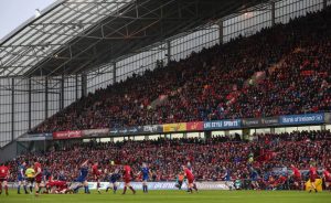 A view of a sold out Thomond Park during last year's Munster v Leinster Christmas clash.