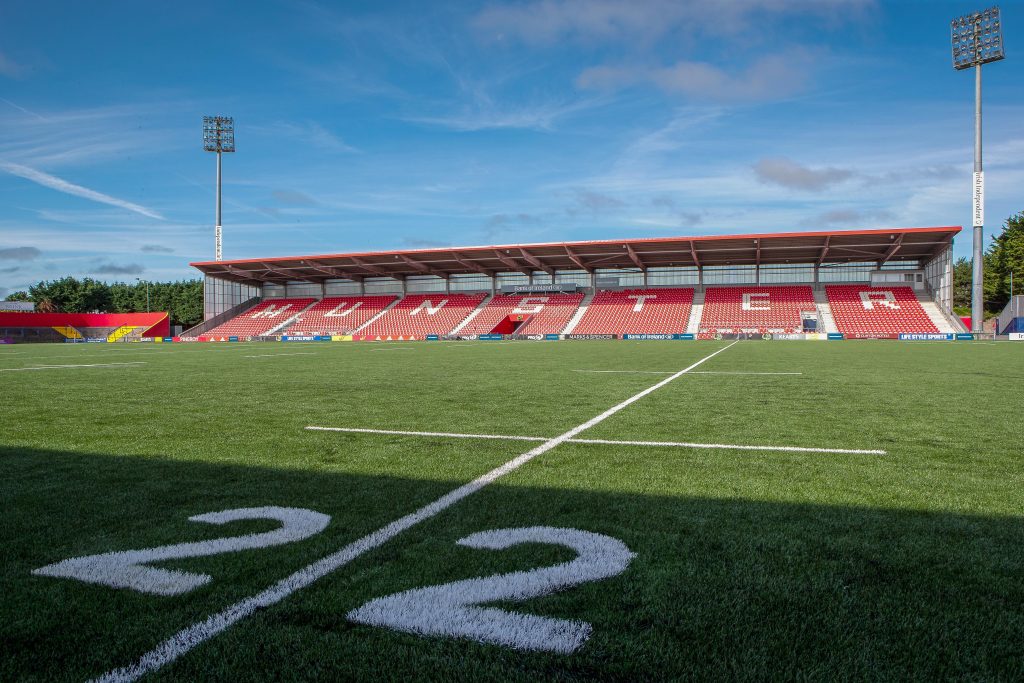 The West Stand at Irish Independent Park.