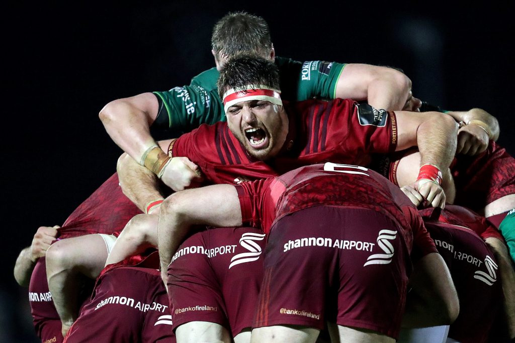 Jean Kleyn in maul action against Connacht.