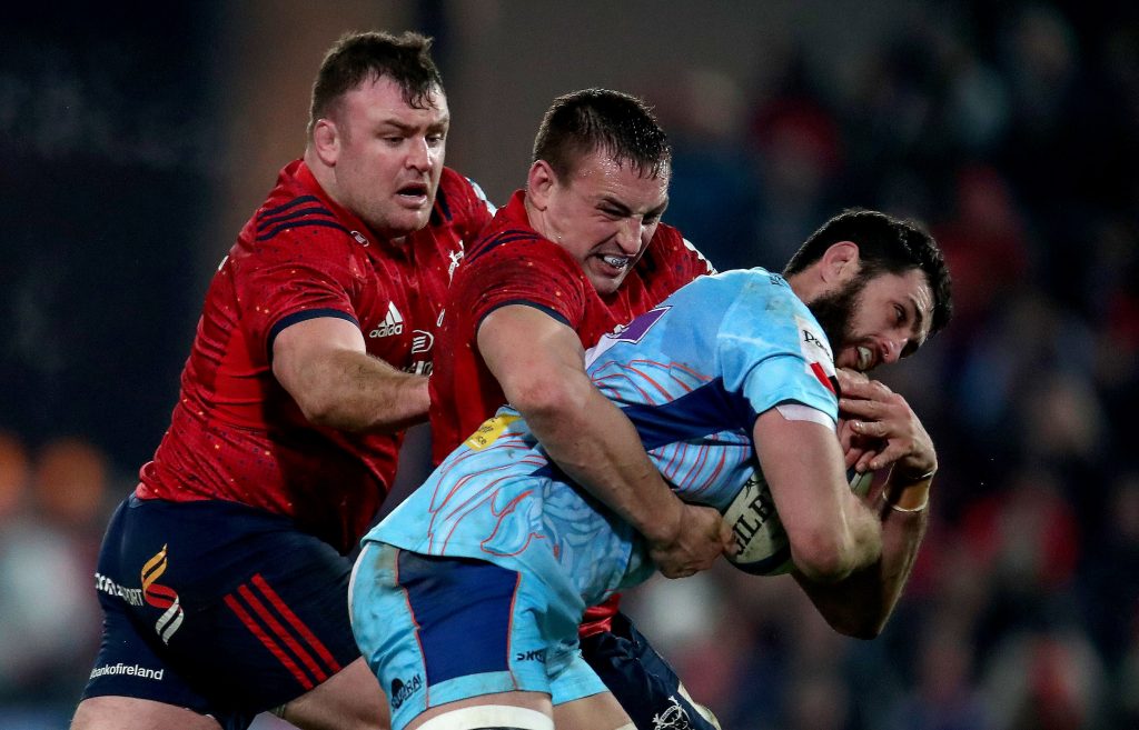 Tommy O'Donnell was replaced in the Exeter clash with a shoulder injury.