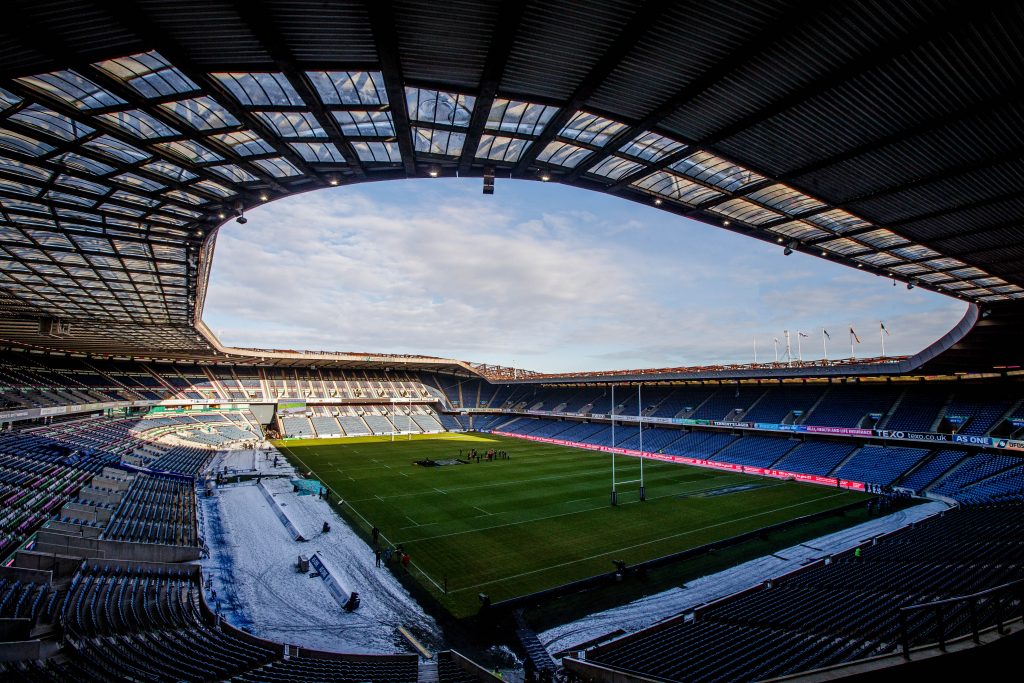 Murrayfield hosts the Champions Cup quarter-final.