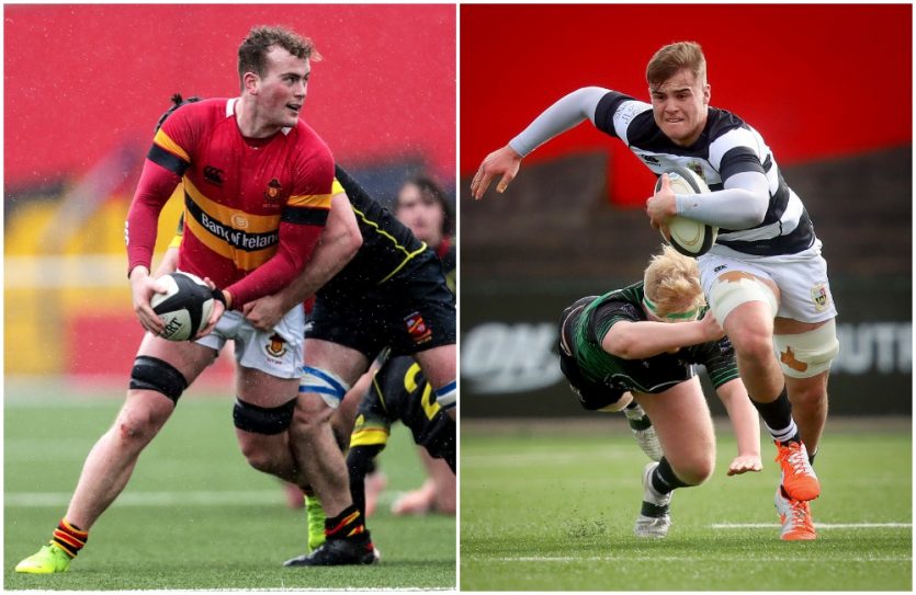 L/R: CBC's Conor Walsh and PBC's Alex Kendellen in action.
