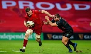Jack O’Donoghue makes his first start of the season against Zebre in Thomond Park in March.