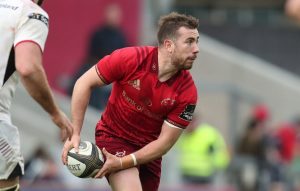 JJ Hanrahan will make his 100th appearance for Munster on Friday night.