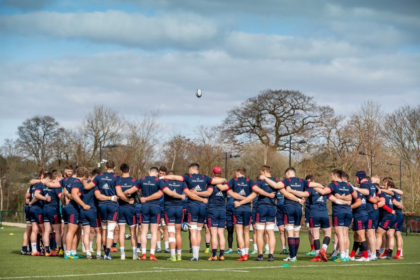 The Munster squad train at the High Performance Centre in Limerick today. The Munster squad train at the High Performance Centre in Limerick today.