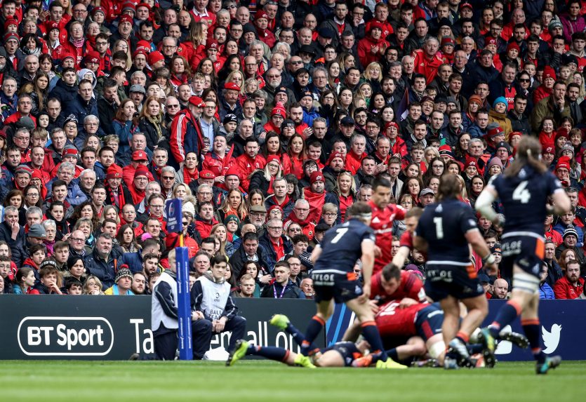 A huge Munster contingent travelled to Murrayfield to support Munster in the Champions Cup quarter-final. A huge Munster contingent travelled to Murrayfield to support Munster in the Champions Cup quarter-final.