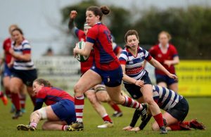 Rachel Allen-Connolly in action during UL Bohs AIL Cup final victory over Blackrock.
