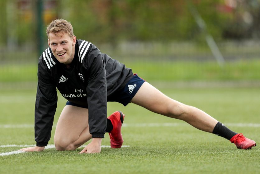 Mike Haley prepares for training at the University of Limerick. Mike Haley prepares for training at the University of Limerick.