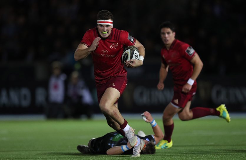 Shane Daly in action against Glasgow Warriors last September. Shane Daly in action against Glasgow Warriors last September.