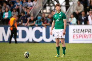 Ben Healy scored a try and four conversions for the Ireland U20s against England.